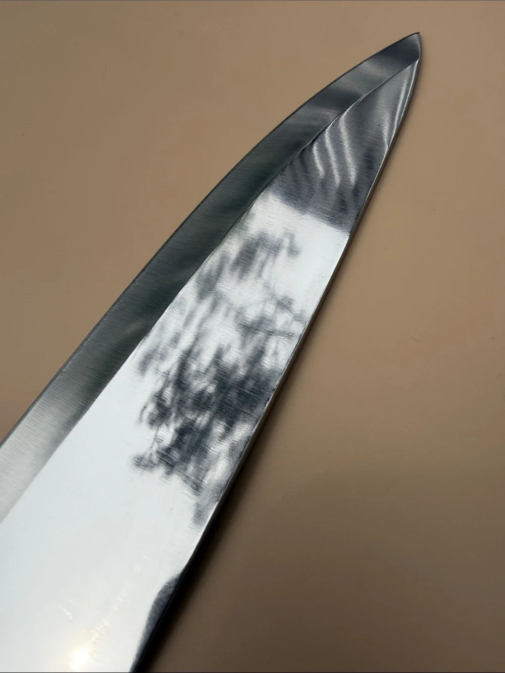 Handmade chefs knife - 9” blade, 10oz total weight